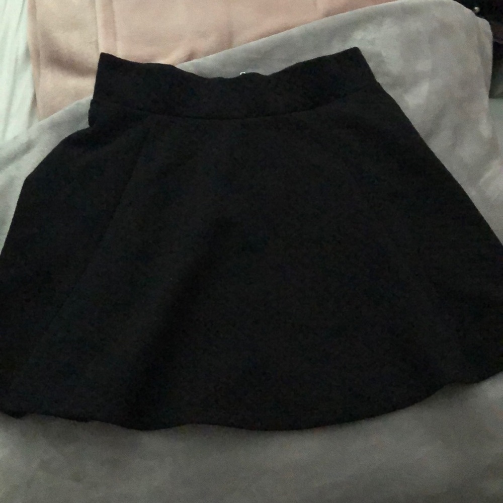 Quilted skater skirt